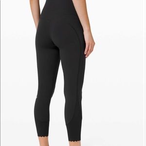Lululemon Align Scalloped Hem 25” Black